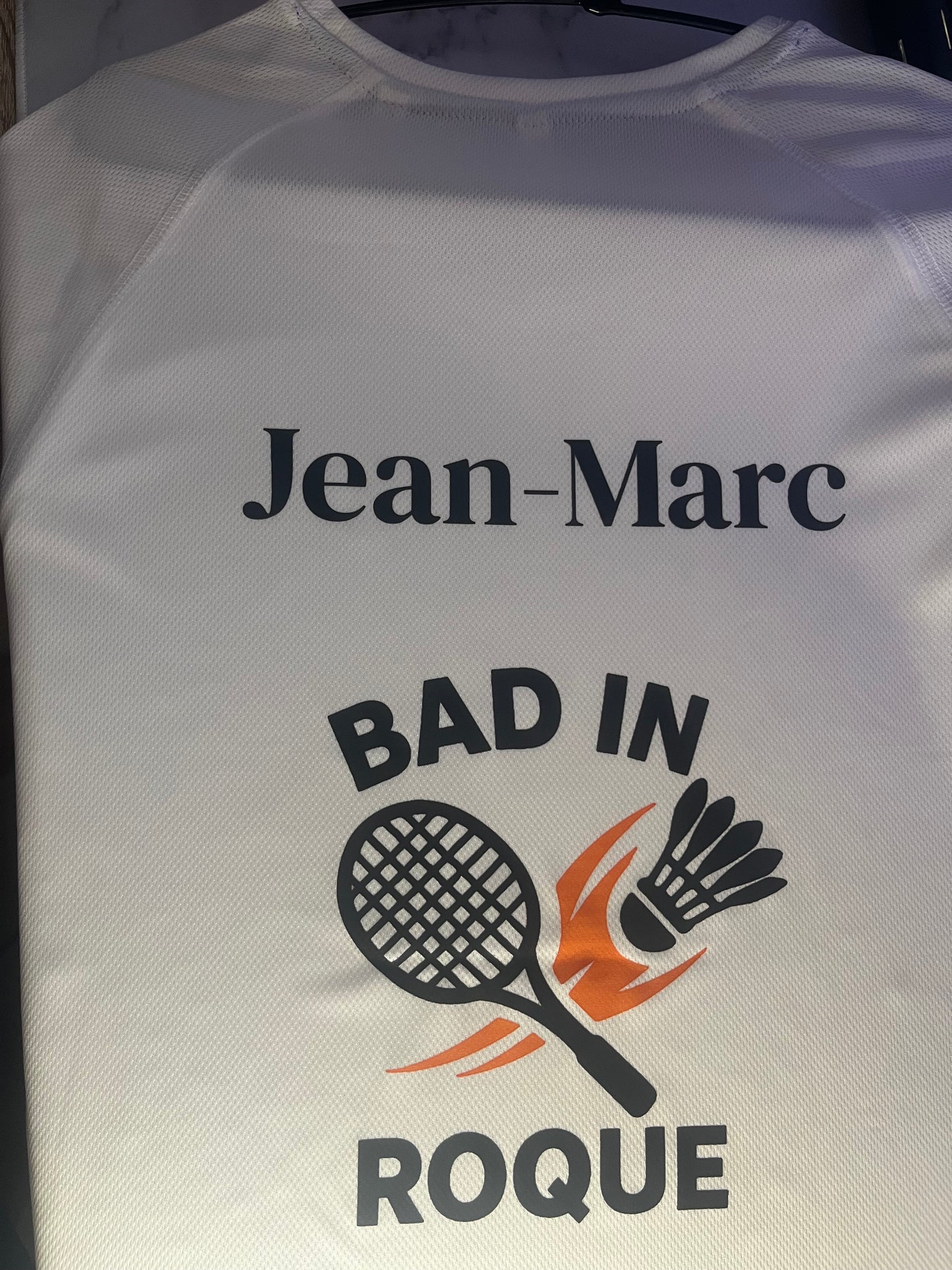 T-shirt de Sport Homme Personnalisé – Texte & Image