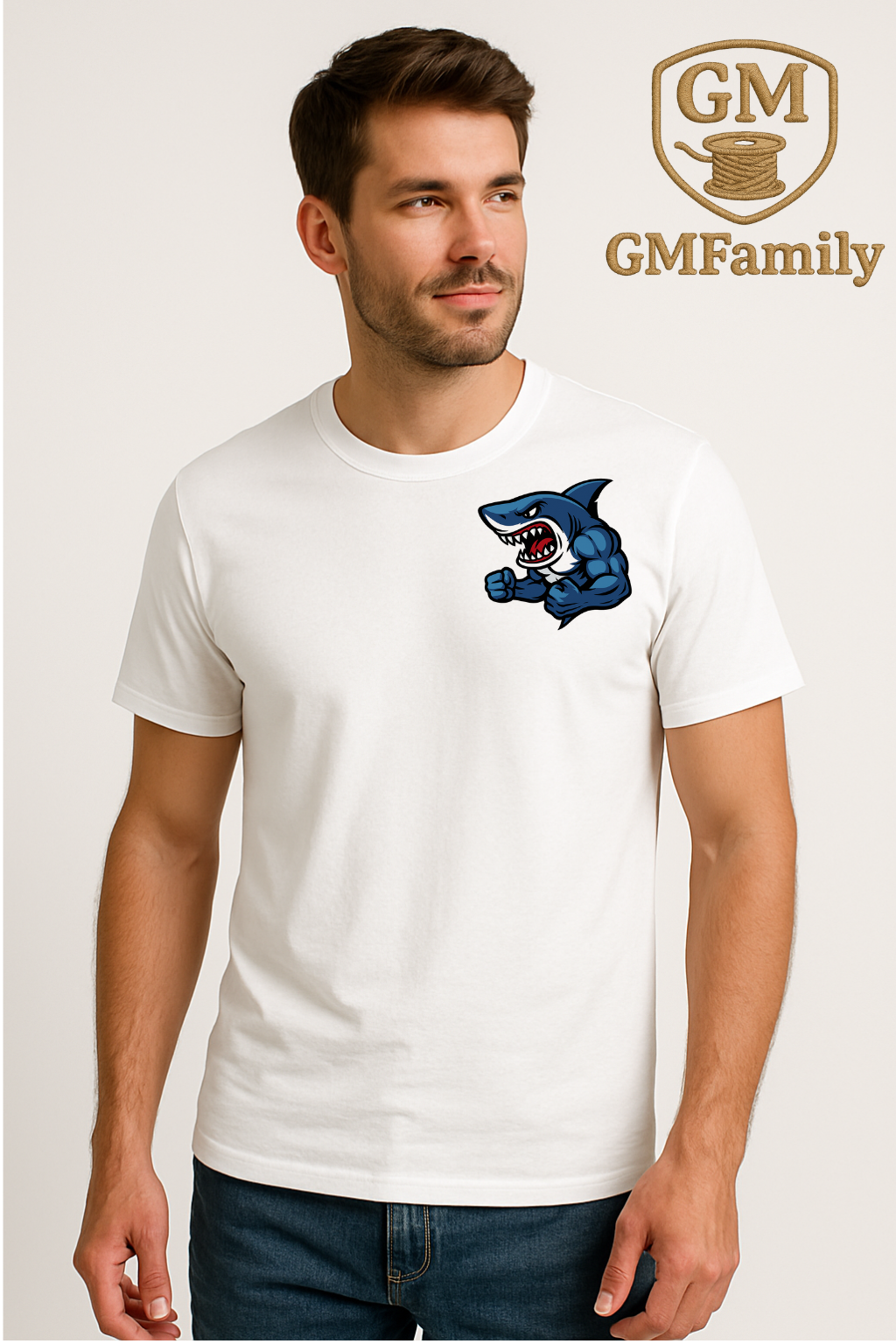 🦈 T-SHIRT "REQUIN" – Basique