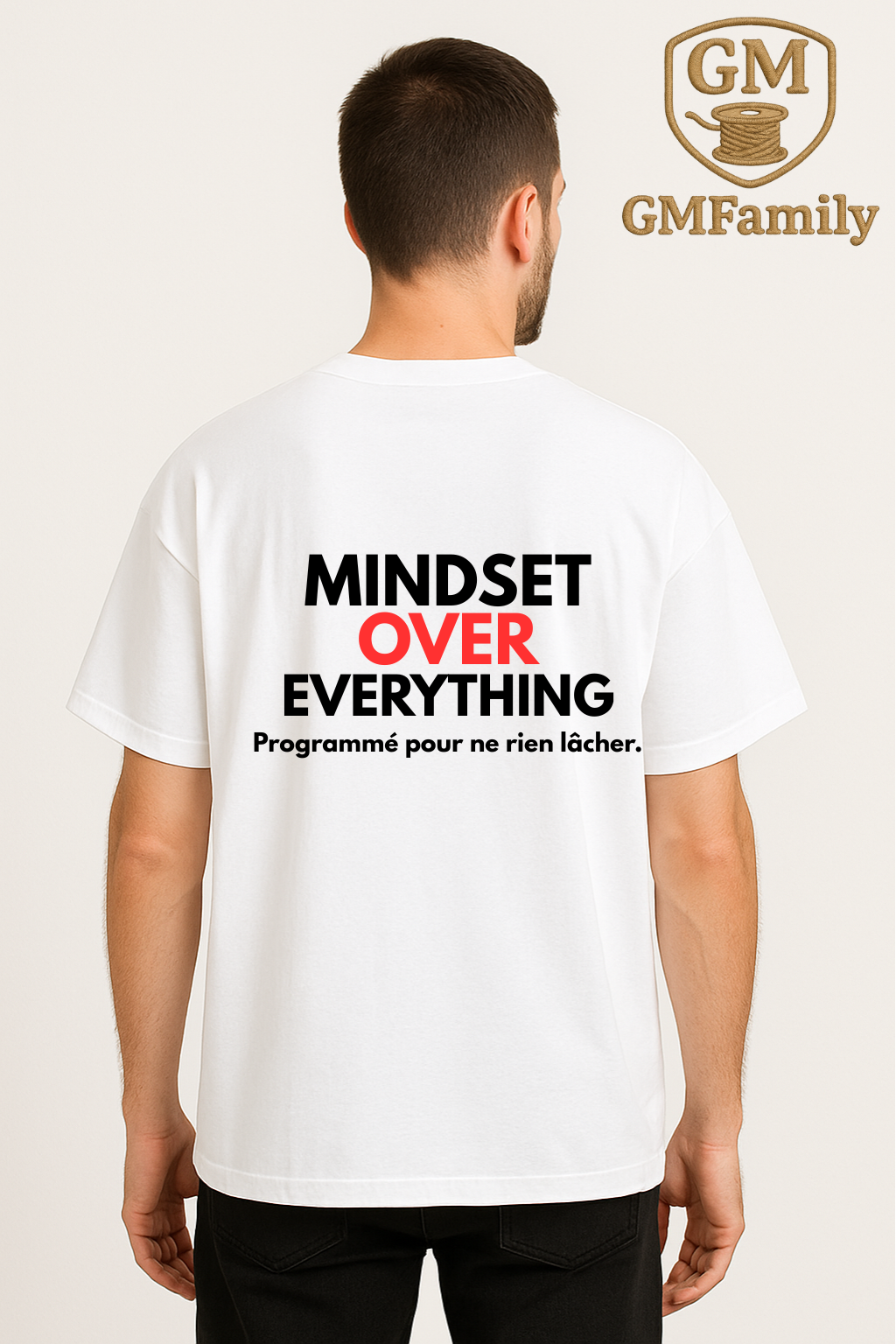 🧶 T-shirt Oversize Programmed 100% Coton Bio – Qualité Premium