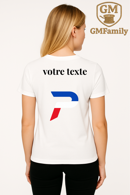T-shirt Femme PATRIOT – Fierté, Style et Confort Éco-Responsable