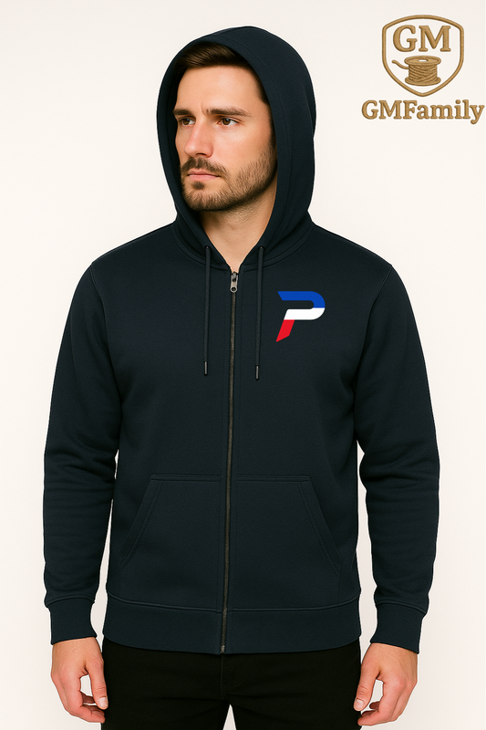 🧵 Sweat zippé PATRIOT – Style, fierté & Pays au choix