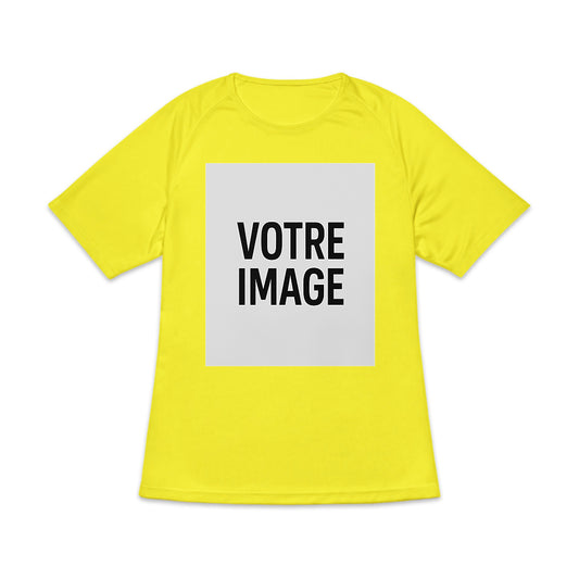 TSHIRT FEMME SPORT PERSO IMAGE TEXTE
