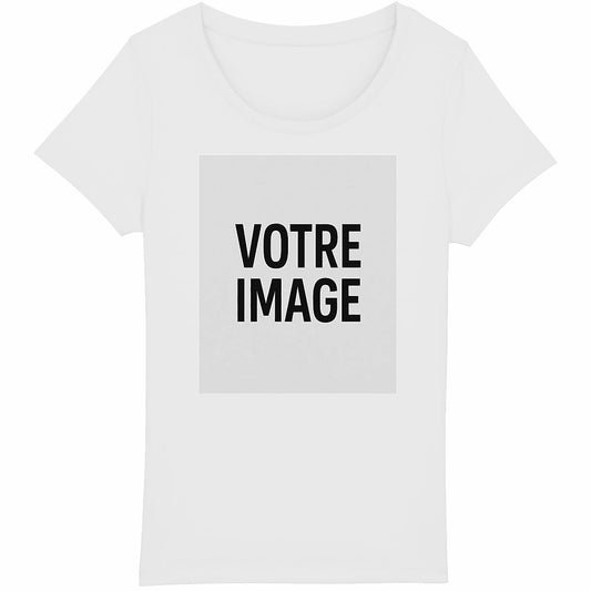 TSHIRT FEMME LEGER PERSO IMAGE ET TEXTE